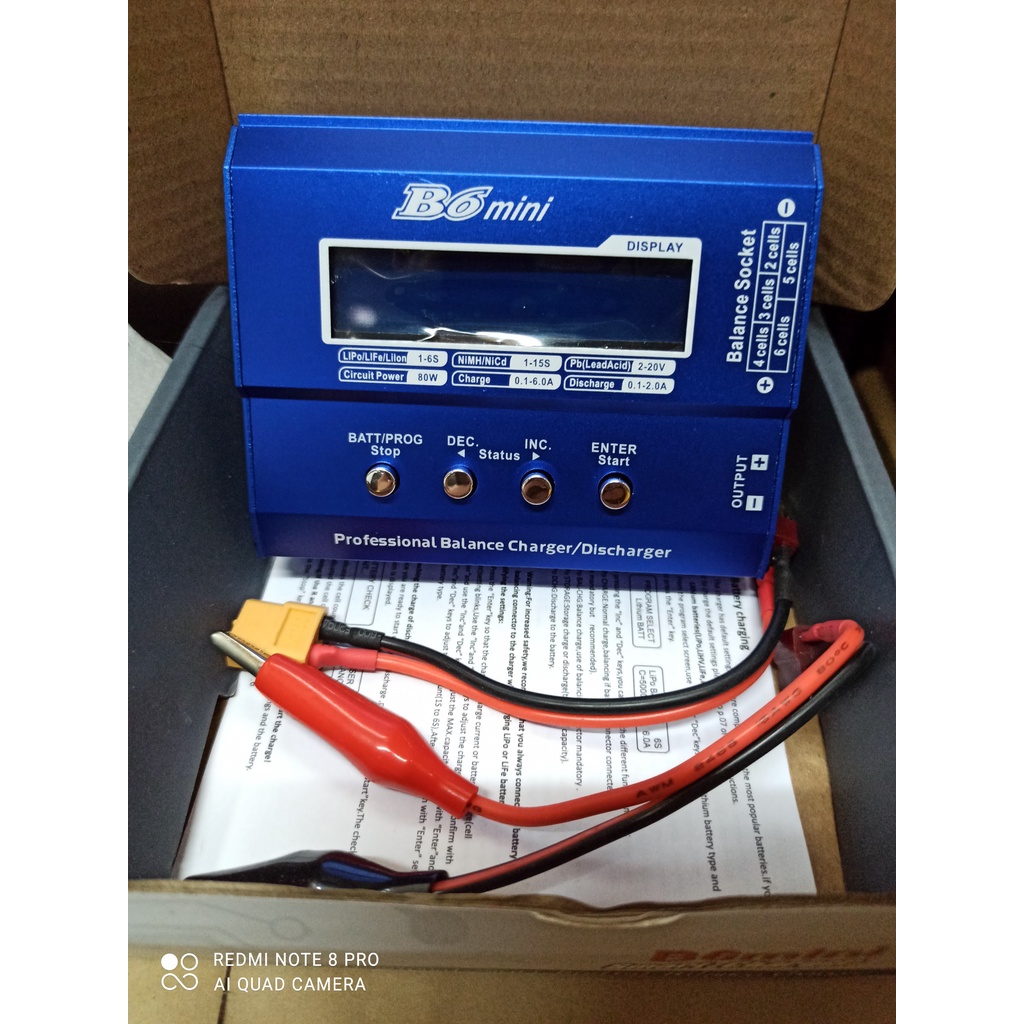 Bộ Sạc B6 Mini Sevenchip Chính Hãng 80W 5A DC