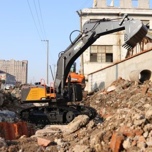 Mô hình máy xúc Huina 1592 điều khiển từ xa Cần cẩu, Xe công trình xây dựng, xe cuốc hulna