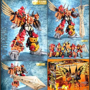 Mô hình Predaking Jinbao Transformer - Bộ 6 Robot kết hợp người máy biến hình