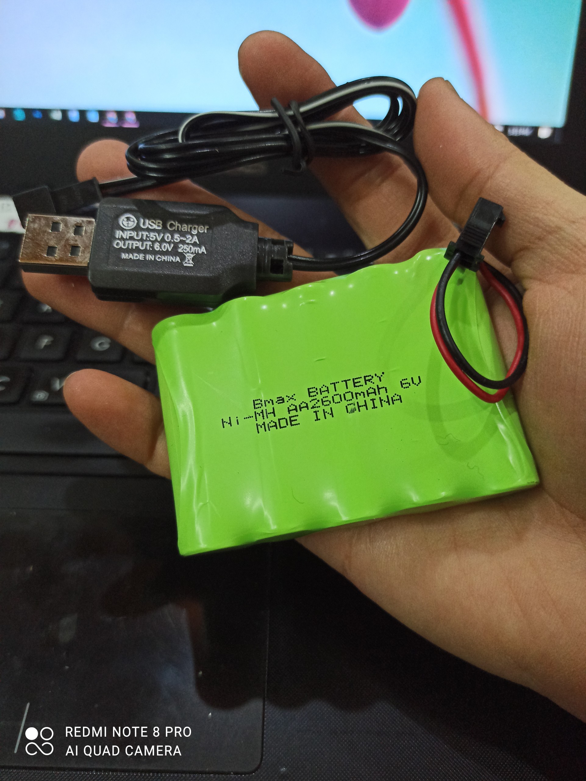 Pin Dung Lượng Cao 6V 2600Mah (2800mah) Ni Mh (1) Pin Dung Lượng Cao 6V 2600Mah (2800mah) Ni Mh