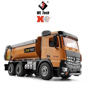 Xe ô tô tải ben điều khiển từ xa WL 14600 Mô hình xe công trình Xe ben RC 6 bánh