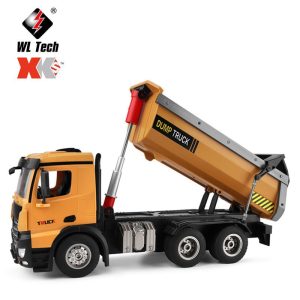 Xe ô tô tải ben điều khiển từ xa WL 14600 Mô hình xe công trình Xe ben RC 6 bánh