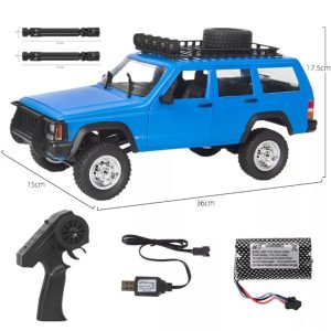 Ô tô điều khiển MN78 Cherokee Rock Crawler 4x4 112 Through Truck MN78 RTR địa hình MN 78