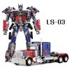 Mô hình transformers Ls03 black mamba BMB transformer biến đổi người máy thành xe tải