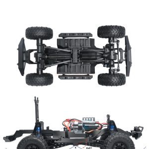 Xe ô tô địa hình ZP1005 điều khiển từ xa tỷ lệ 110 Max Tiger HB HuangBo ZP 1005