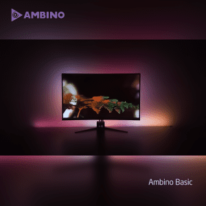 Bộ led dán màn hình Ambino Basic 29-34 inch Siêu sáng, siêu thông mình nháy theo nhạc, hiệu ứng đẹp