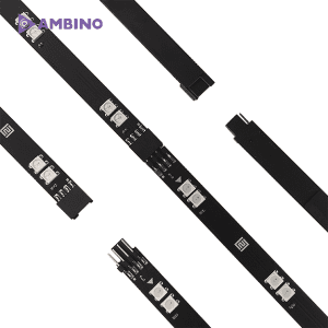 Bộ đèn LED Ambino phần mềm Tiếng Việt dán màn hình 23 - 27 inch chính hãng siêu sáng, thông minh, độ nhạy chuẩn