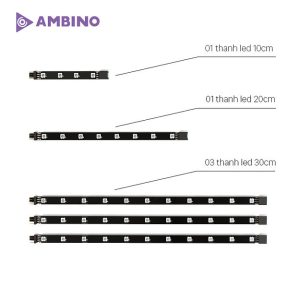 Led dán cạnh bàn Ambino Edge cho bàn 1.2M, điều khiển qua ứng dụng Adrilight
