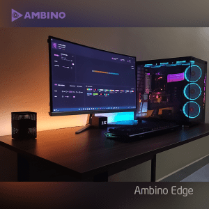 Led dán cạnh bàn Ambino Edge cho bàn 1.2M, điều khiển qua ứng dụng Adrilight