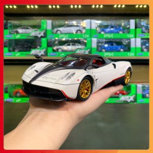 Mô hình xe Pagani Huayra Roadster 124 Chezhi vỏ kim loại mở được cửa, cốp, có còi đèn và âm thanh