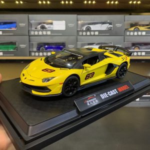 Xe mô hình Lamborghini Aventador SVJ 63 124 hãng Miniauto vỏ hợp kim, sơn tĩnh điện, đồ chơi mô hình