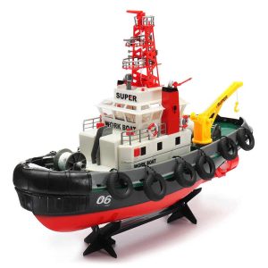 Cano cứu hộ Heng Long 3810, tàu 2.4G RC Thuyền xuồng điều khiển từ xa tầu henglong 3810 tàu đầu kéo henglong3810