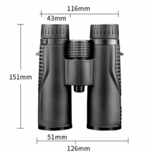 Ống nhòm Shuntu hai mắt 10X42 ED dòng cao cấp, siêu zoom, chống nước, chống vào đập chuyên cho du lịch, dã ngoại