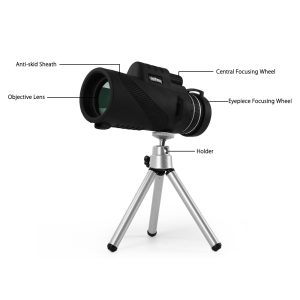 Ống nhòm 1 mắt 40x60 Telescope Siêu Nét kèm giá đỡ mini , Ống nhòm du lịch, đi săn, dã ngoại